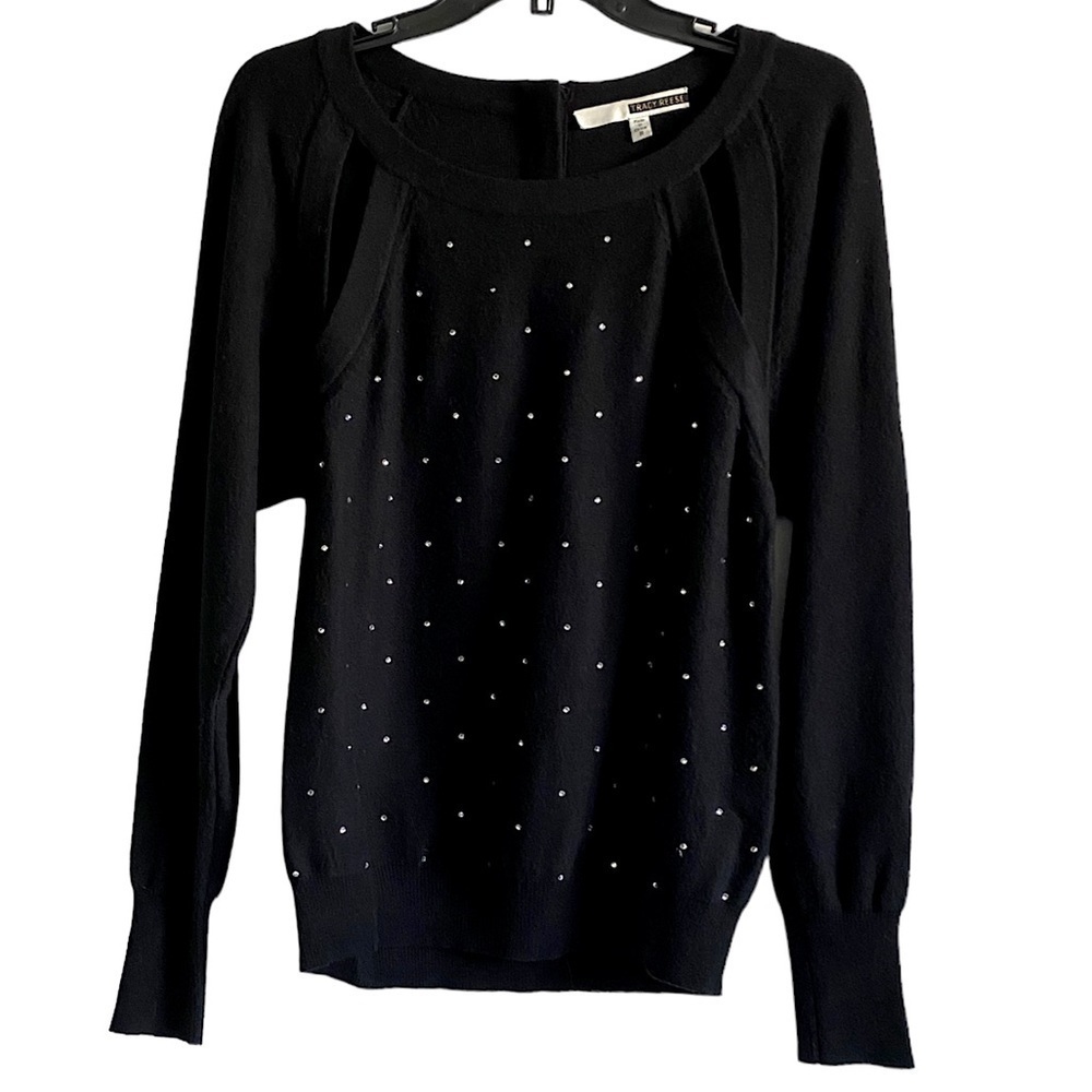 Tracy Reese sweater with rhinestones size M